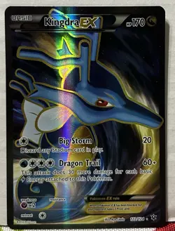 2016 Pokemon TGC Holographic Full Art Fates Collide Kingdra EX #122/124. - Image 1