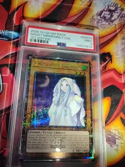 Mislabeled PSA 9 Yu-Gi-Oh! Ghost Mourner & Moonlit Chill 1st Edition QCS Rare - Image 1