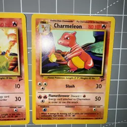 Pokemon Lot WOTC 2 Base Set Near Mint 1999 Cards Charmander Charmeleon - Image 4