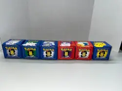 1999 23K Gold Plated Pokemon Cards Complete Set of Six w Balls and Boxes - Image 3