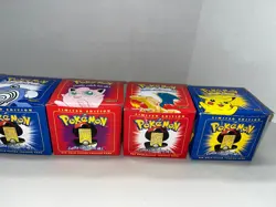 1999 23K Gold Plated Pokemon Cards Complete Set of Six w Balls and Boxes - Image 5