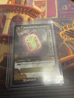 Dark Portal Hearthstone Wow Tcg Unscratched Loot Card - Image 1
