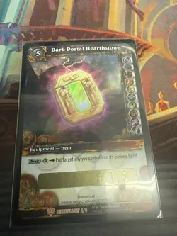 Dark Portal Hearthstone Wow Tcg Unscratched Loot Card - Image 2