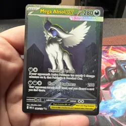 Mega Absol Ex 180/132 Mega Evolution Full Art Ultra Rare Pokemon Card NM - Image 1