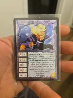 Dragonball Z Ani-Mayhem Set 2 Future Trunks FOIL Card 1997 RARE (NM+MT) - Image 1