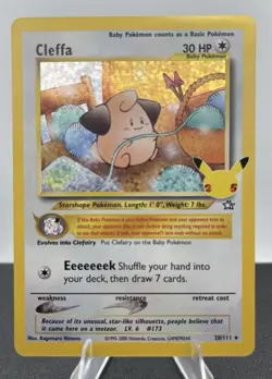 Pokemon TCG Cleffa Holo Holo Rare Card Classic Collection 20/111 NM - Image 1