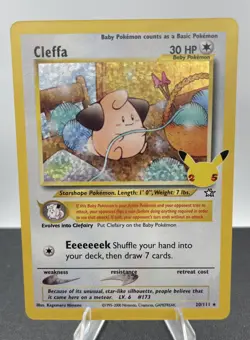 Pokemon TCG Cleffa Holo Holo Rare Card Classic Collection 20/111 NM - Image 2