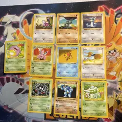 Pokemon Shadowless Base Set Card Lot All Vintage WOTC Old School Fire 51 Cards - Image 4