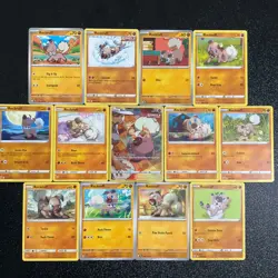 x13 Rockruff Pokemon collection unique cards mixed set Lot. Cute 🐶 - Image 1