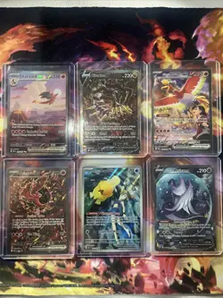 Pokemon 6 Card Lot- Charizard 199/165 NM Giratina V 186/196 NM Ethan’s Ho Oh NM - Image 1