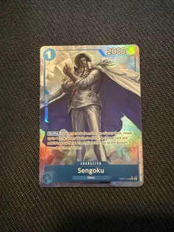 One Piece Card Game Sengoku OP07-046 R Alternate Art Parallel Card NM - Image 1