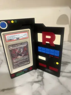 Pokemon Specialty Team Rocket Edition Pokedex PSA Graded Card Holder Frame/Case - Image 2