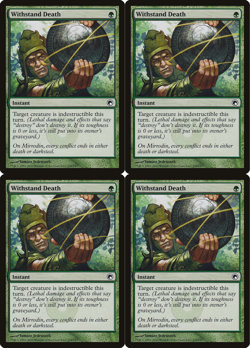 MTG 2010 WITHSTAND DEATH - INSTANT - MAGIC CARD x4 copies - Image 1