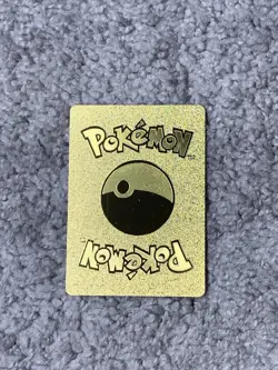 Pokemon Water Arrow Turtle HP365 Large Waterflood Rare Gold Foil Fan Art Card - Image 2