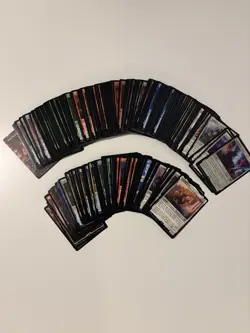 Magic The Gathering Lord Of The Rings 200 Card Lot. Uncommons And Commons. NM - Image 1