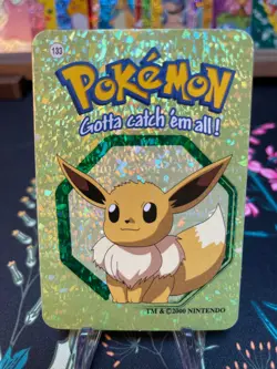 Eevee #133 - Vintage Vending Machine Prism Sticker 2000 - Pokemon Card - Image 1