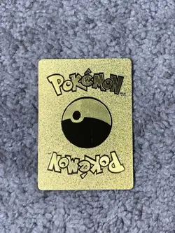 Pokemon Lucario VMax HP460 Crushing Blow Gold Foil Fan Art Card - Image 2