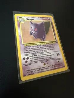Gengar - 5/62 - Fossil - Holo Rare - Pokemon Card TCG - English - MP/HP - Image 1