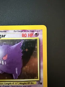 Gengar - 5/62 - Fossil - Holo Rare - Pokemon Card TCG - English - MP/HP - Image 4