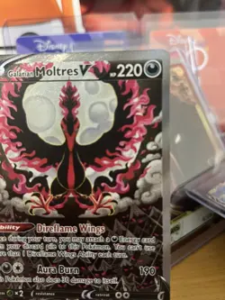 Galarian Moltres V Alt Art Chilling Reign Pokemon Card 177/198 2021 NM - Image 4
