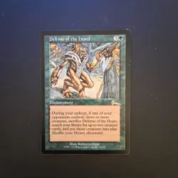 Defense of the Heart - Urza's Legacy - EX - MTG - Free Shipping! - Image 1