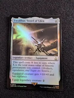 Excalibur, Sword of Eden Universes Beyond: Assassin's Creed Foil MTG Card - Image 1