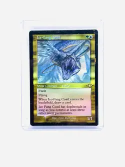 Magic The Gathering, Ice-Fang Coatl (Retro Frame), Modern Horizons, Foil MT/NM - Image 1
