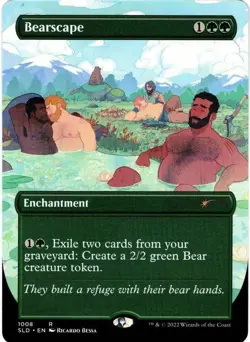 1 x FOIL Bearscape [Secret Lair Drop Series] Near Mint MTG Magic: the Gathering - Image 1