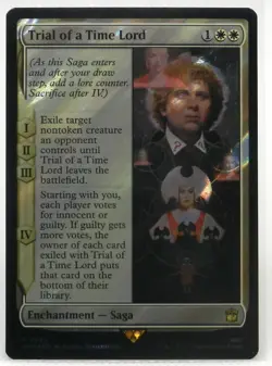 Trial of a Time Lord (Surge Foil) Magic the Gathering, MTG Doctor Who (0634) NM - Image 1