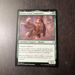 MTG STARTER COMMANDER DECK - Mowu, Loyal Companion - Dog/Cat/Counters/Energy - Image 1