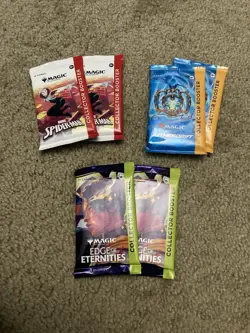 MTG - 6 Magic Collector Boosters: Spider-Man - Aetherdrift - Edge Of Eternities - Image 1