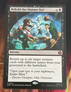 Mtg. Behold the Sinister Six! Marvel's Spider-Man. Pack Fresh - Image 1