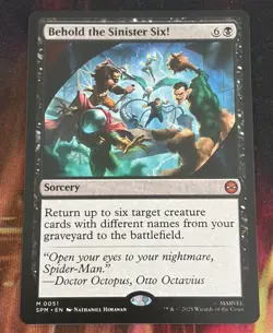 Mtg. Behold the Sinister Six! Marvel's Spider-Man. Pack Fresh - Image 2