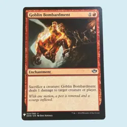 Goblin Bombardment, Mystery Booster, NearMint, Magic the Gathering MTG ] - Image 1