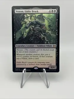 MTG Venom, Eddie Brock 12 Mythic Foil Marvel Spider-Man Eternal - Image 1