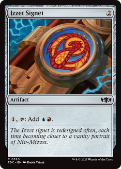 Izzet Signet [Tarkir: Dragonstorm Commander] Magic MTG - Image 1