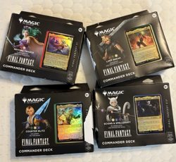 MTG Final Fantasy Commander Decks Set of 4 Decks Magic the Gathering - Image 1