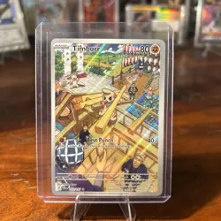 Pokemon TCG Timburr Illustration Rare SV06 Twilight Masquerade 183/167 NM - Image 1