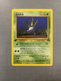 Oddish 58/64 Jungle Set Pokemon TCG Common 1st Edition - Image 1