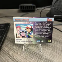 Pokemon Topps 2001 Electric Victory Snap02 Screen Snaps Blue Label Foil - Image 2
