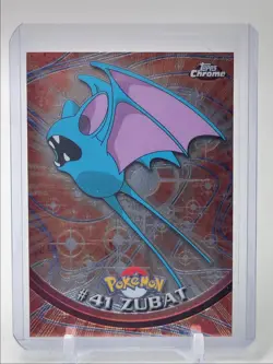 ZUBAT 2000 TOPPS CHROME POKEMON TV ANIMATION EDITION #41 Q2371 - Image 1