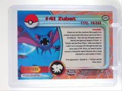 ZUBAT 2000 TOPPS CHROME POKEMON TV ANIMATION EDITION #41 Q2371 - Image 2