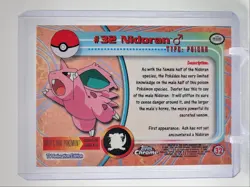 NIDORAN 2000 TOPPS CHROME POKEMON TV ANIMATION EDITION #32 Q2371 - Image 2
