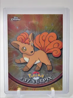 VULPIX 2000 TOPPS CHROME POKEMON TV ANIMATION EDITION #37 Q2371 - Image 1