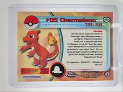 CHARMELEON 2000 TOPPS CHROME POKEMON TV ANIMATION EDITION #05 Q2371 - Image 2