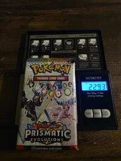 22.93g HEAVY Pokemon TCG Prismatic Evolution Booster Pack!Possible GOD/DEMI pack - Image 1