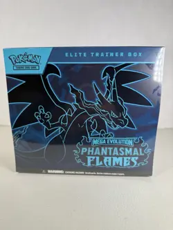 Pokemon Mega Evolution Phantasmal Flames Elite Trainer Box ETB Sealed Ships ASAP - Image 1