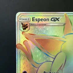 ESPEON GX #152/149 - Secret Rainbow Rare Pokemon Sun and Moon Base Set (NM) - Image 2