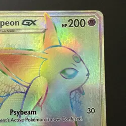 ESPEON GX #152/149 - Secret Rainbow Rare Pokemon Sun and Moon Base Set (NM) - Image 5