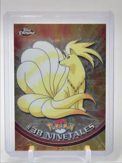 NINETALES 2000 TOPPS CHROME POKEMON TV ANIMATION EDITION #38 Q2371 - Image 1